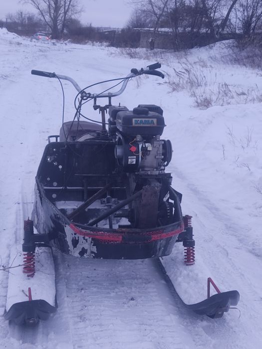 Снегоход с мотоблоком