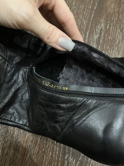 Сапожки на зиму натуральные