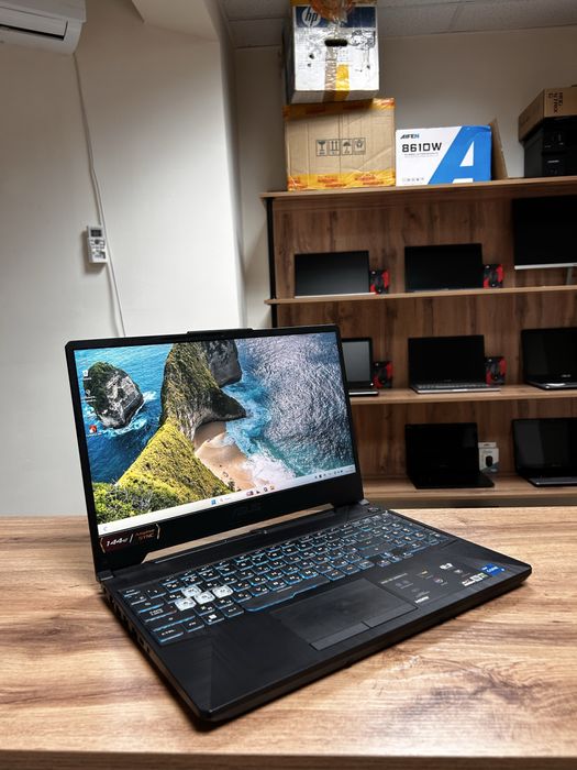 Игровой ASUS TUF Gaming, i5 11th, RTX 3050, 16GB, SSD 512GB, 144 Hz
