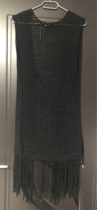 Cardigan negru mango marime L cardigan mango L cardigan plasa mango