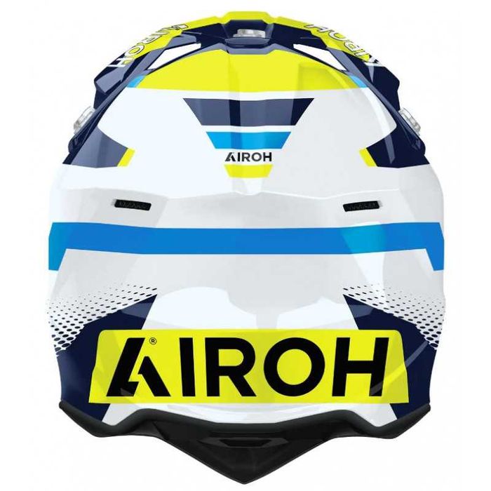 Мотокрос каска AIROH WRAAAP VISION Yellow/Blue Gloss Размер XS,S,M,L,XL,2XL