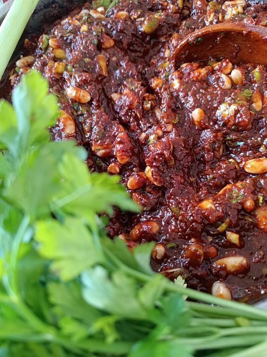 Бобена салата с домашна лютеница - ограничено количество