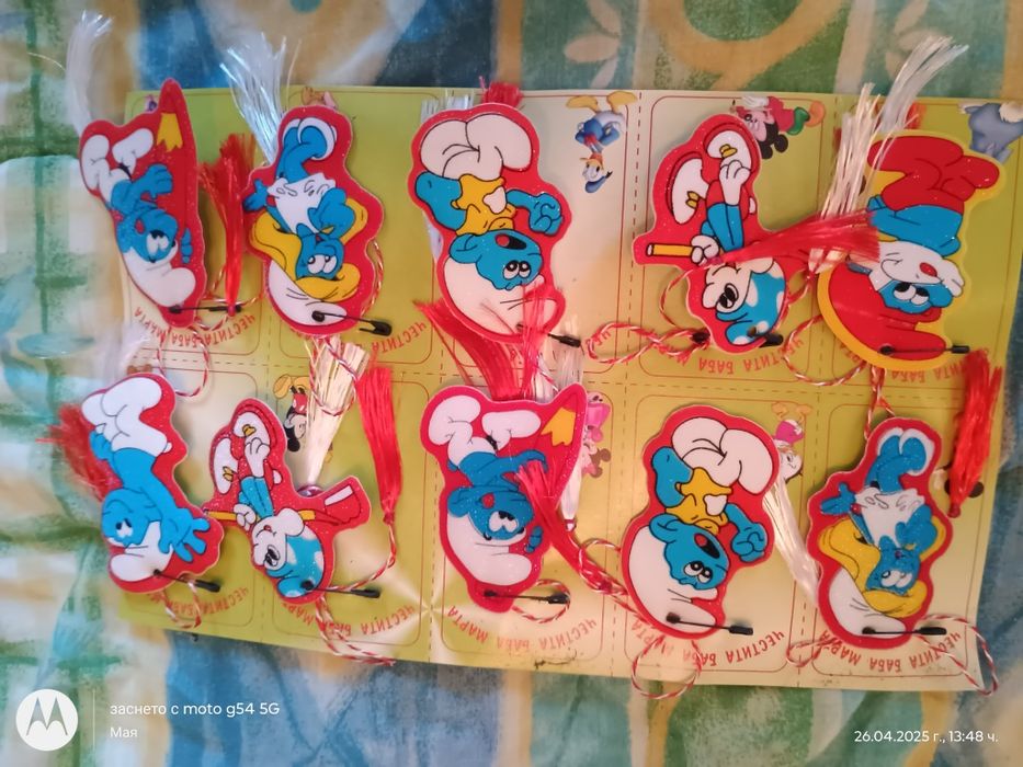 Детски мартеници на картон по 10