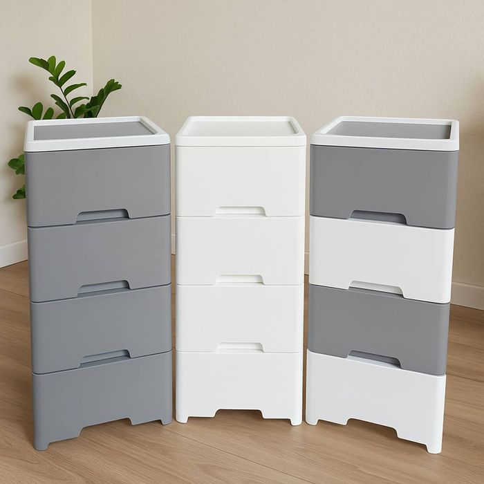 Комод пластиковый в стиле хай-тек