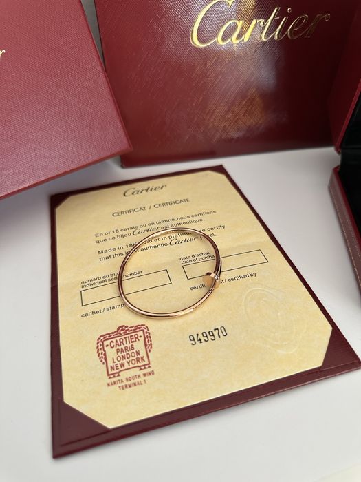 Brățară Cartier Juste un Clou 16 Slim Rose Gold 750 Diamond cu Cutie