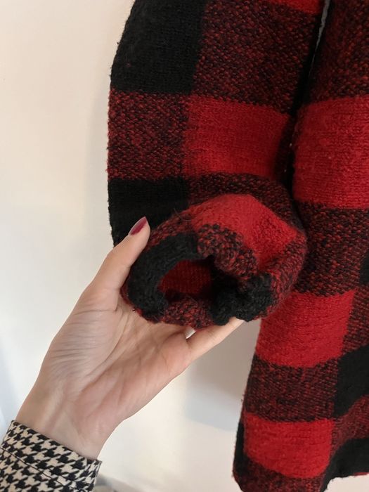 Карирано палто Zebra - XS р-р