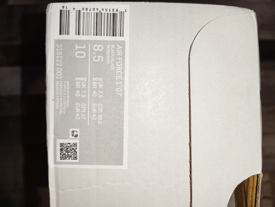 Nike Air Force 1 Low Triple Black