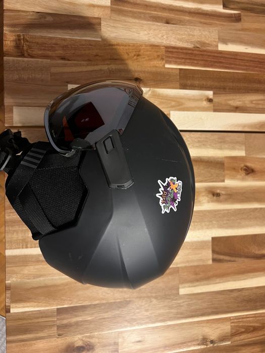 Vand Casca Ski cu ochelari inclusi, PST 550 Wedze Decathlon neagra