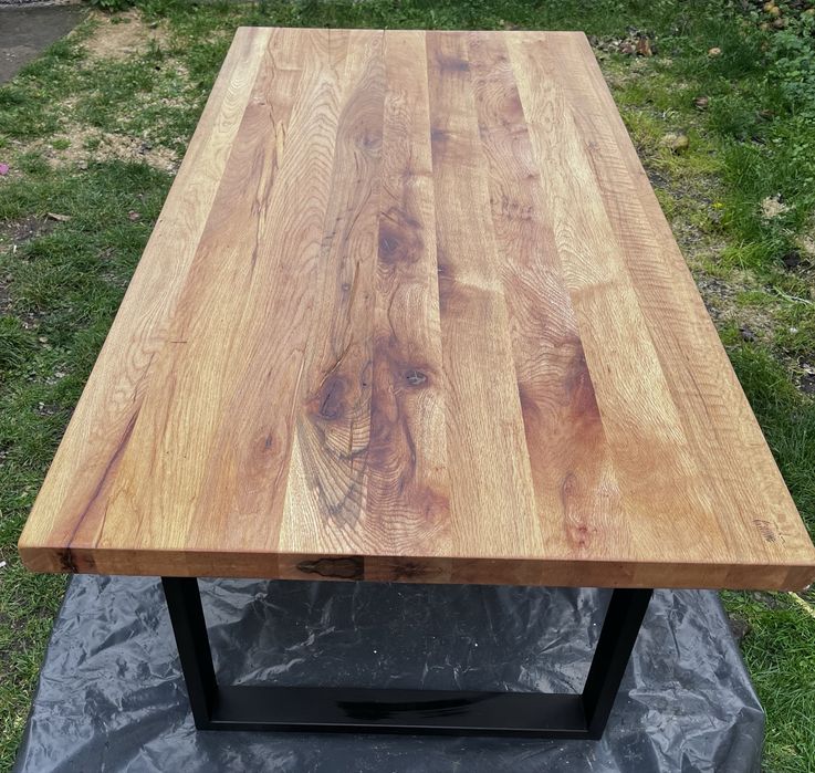 Masa lemn masiv stejar Living Bucatarie ca si NOUA 180 x 90