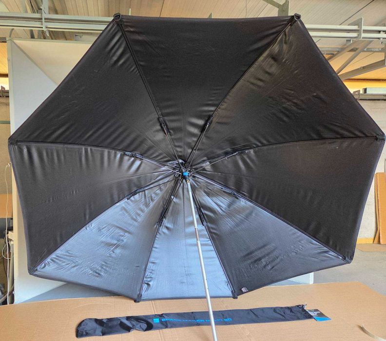 Риболовен чадър „Preston Space Maker Multi 50 Brolly“, с оригинален калъф и принадлежности