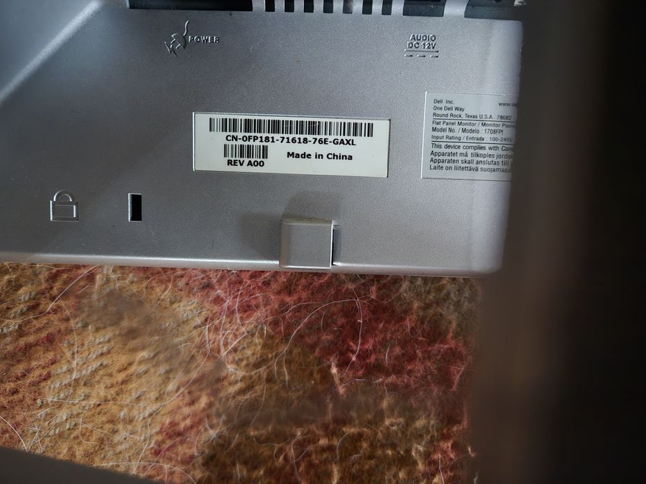 Monitor Dell 1708FPt