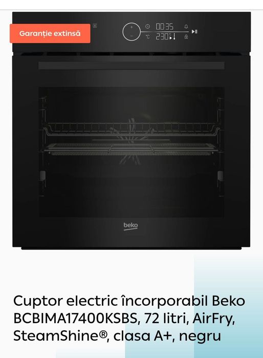Cuptor electric  Beko + plita incorporabila +hotă