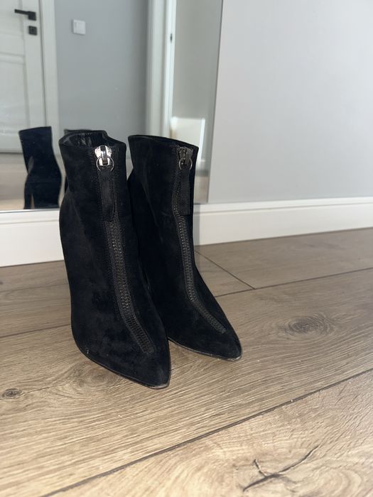 Сапоги женские кожа