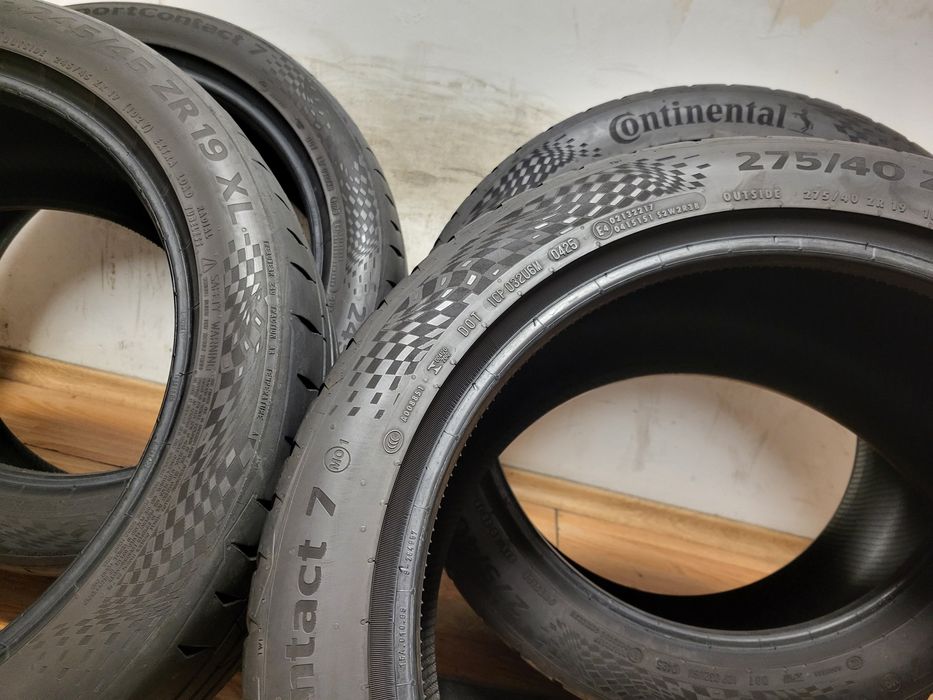 245/45/19 и 275/40/19 Continental 25 г. / пакет летни гуми