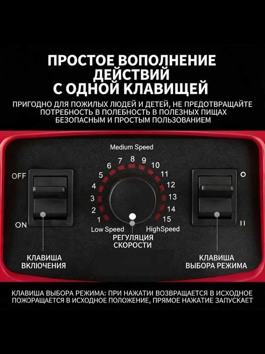 Blender maydalagich Bayoma BY-1515, 2 tasi 1 da