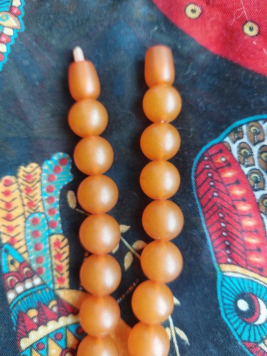 Бусы медовый янтарь. Янтарные СССР