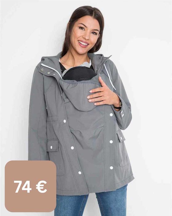 Якета и палта за бебеносе и бременни Bpc mama XS Bonprix