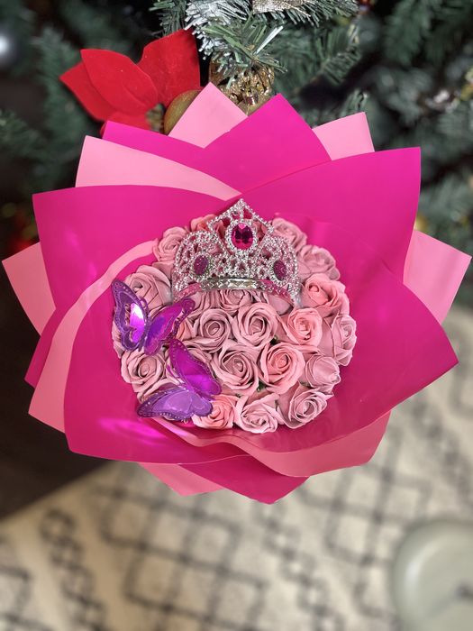 Buchet de flori din sapun