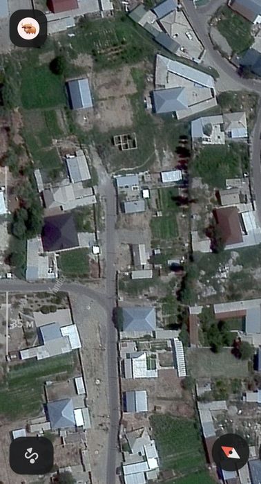 Участок с не достроенныйм домом