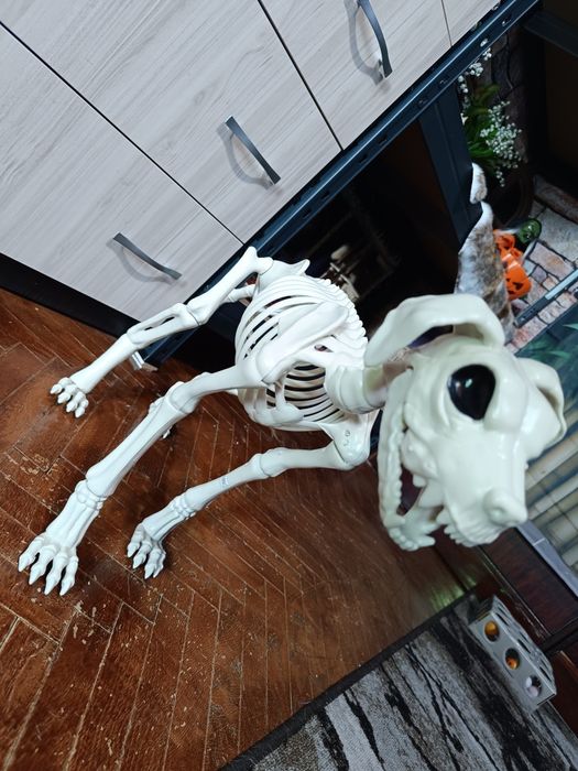 Скелет на голямо куче за Хелоуин