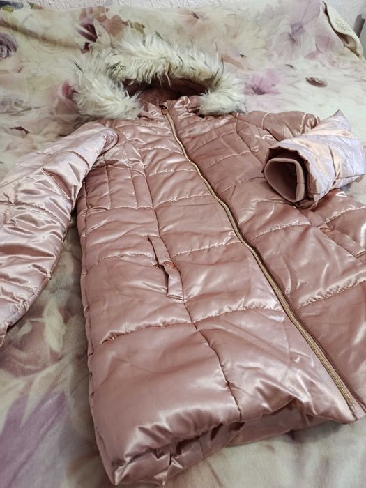 Зимно, топло яке за момиче