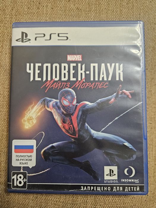Продам диск человек паук ps5
