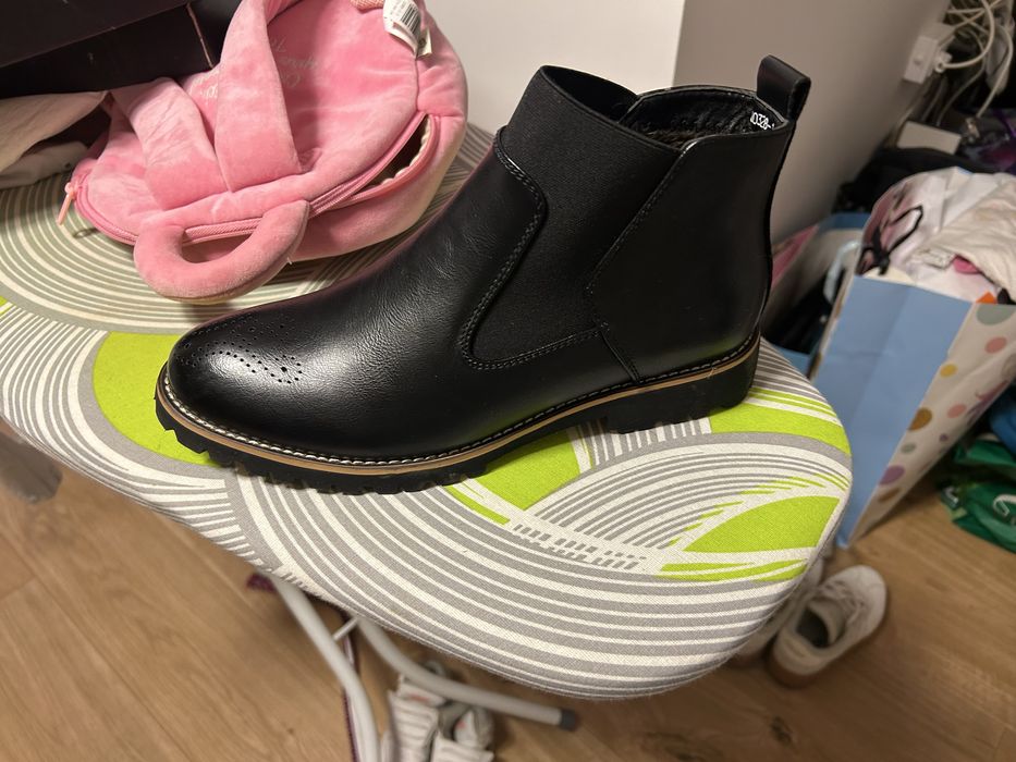 Botine ghete Iarna Elegante Piele Barbati NOI