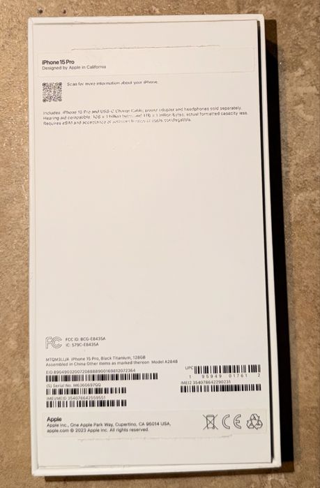 Iphone 15 pro 128GB