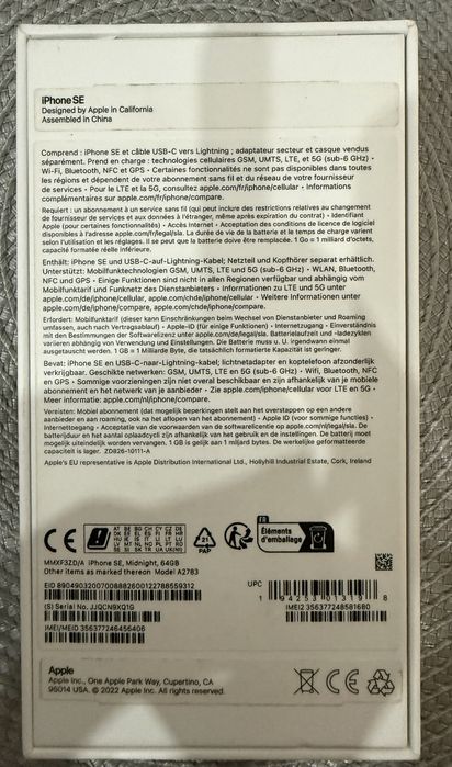 Iphone SE 2023 cu memorie de 64GB