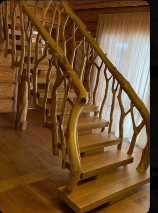 Rustic va eco uslubidagi zinapoya yasaydigan usta kerak.