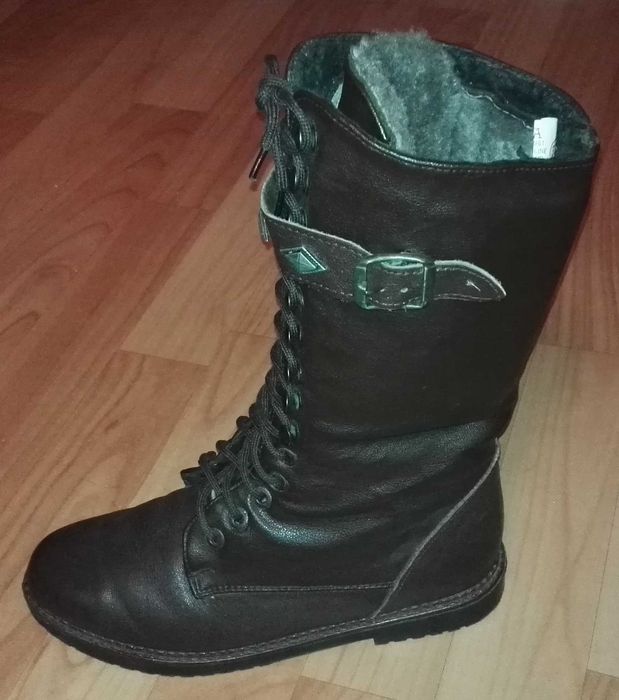 Сапоги кожаные с мехом, Австрия. размер 39