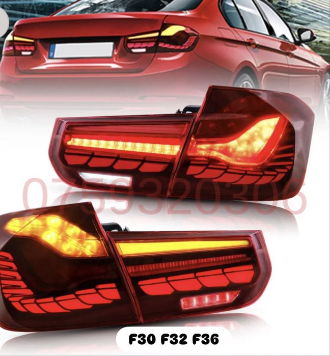 Triple BMW F10 Led Seria 5 Style G30 PlugPlay Fara Erori Stopuri Lampi
