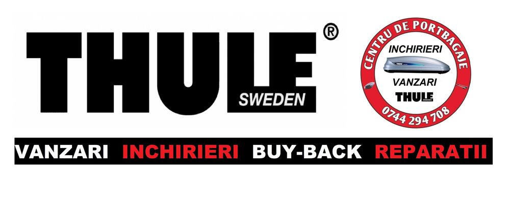 Bare transversale THULE  suport ski / bicicleta  cutie portbagaj