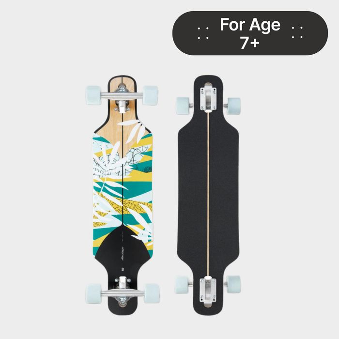 Longboard 100 Drop Mini Floral - No Size - produs resigilat Decathlon