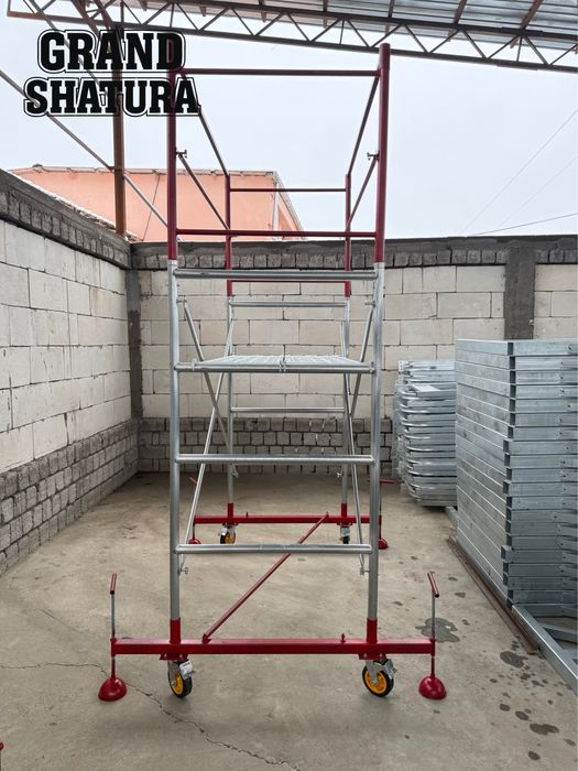 Строительные леса на колесах с поддонами (вышки-туры) легкие, Китай