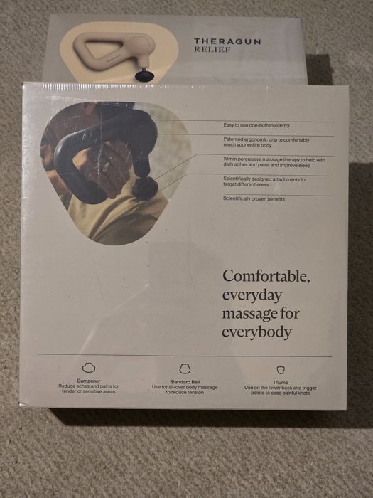 Dispozitiv de masaj Therabody Theragun Relief  Negru,Bej,Albastru