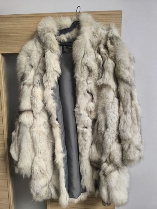 Палто с естествен косъм