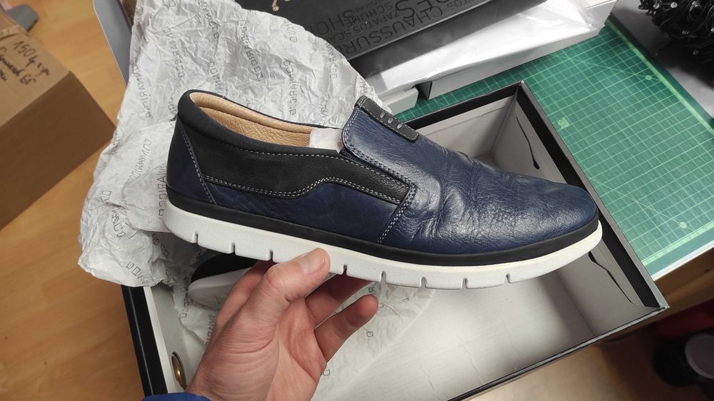 Кожени обувки, нови - елегантни обувки от естествена кожа