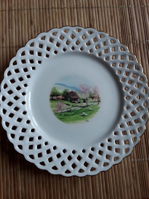 Platou porțelan made in ROMANIA