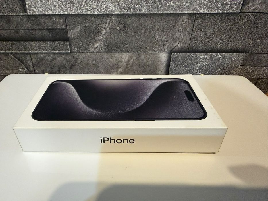 Vand, iPhone 15 Pro Max 256 GB Black
