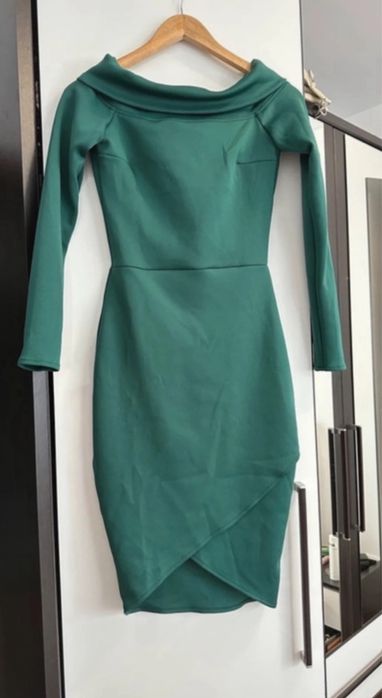 Rochie midi verde