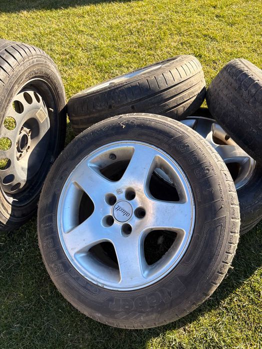 Set 4 jante Aluett 15" + Jantă VW 16" nouă