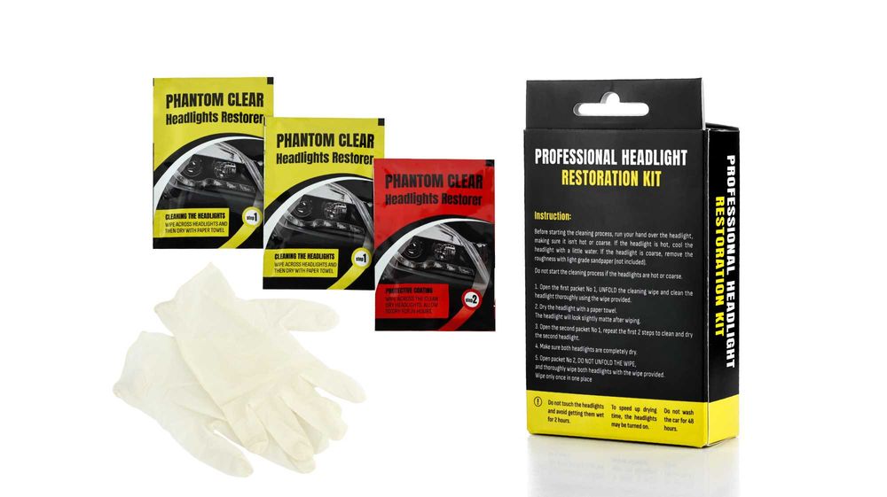 Пълен комплект за възстановяване на фарове