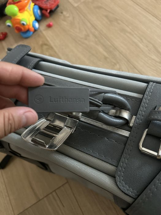 Retro Geanta Bagaj de Mana Avion Impermeabila Lufthansa