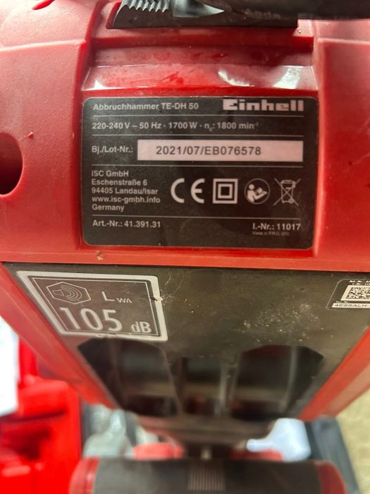 Къртач einhell TE-DH50