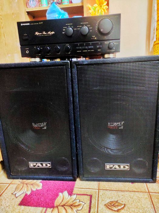 Усилвател Pioneer A-777 и колони 12-ки