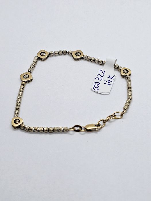 Vand bratara din aur 14 k 4.59 g cod 322