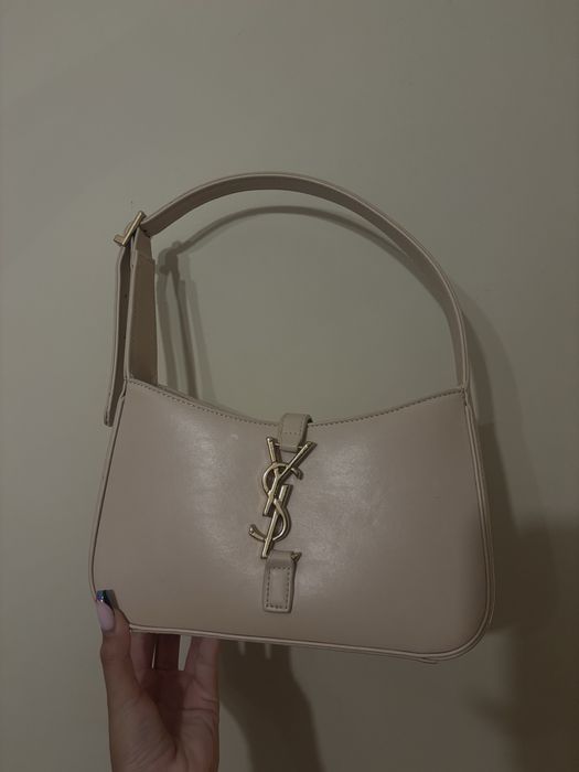 Чанта YSL бежова