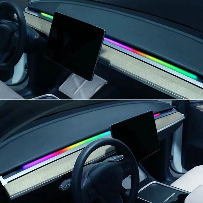 lumina ambientala cu banda acrilica rgb si alimenatre la usb