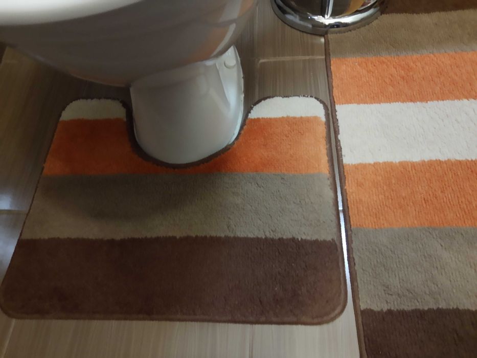 Килим,комплект 3 части за баня ,памук,италиански